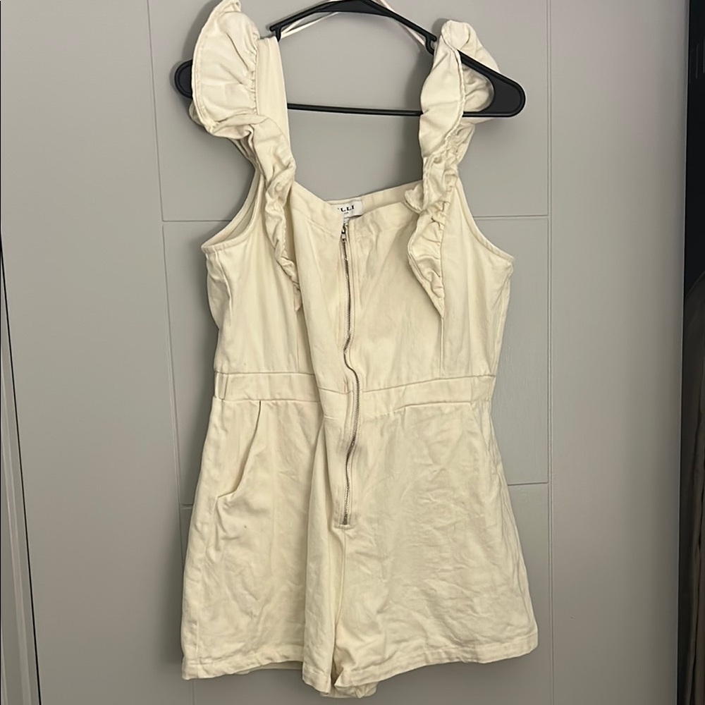 Cream Romper